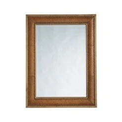 Dominica Leather Rectangular Mirror