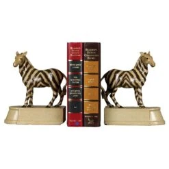 Zebra Bookends