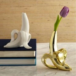 Jonathan Adler Banana Bud Vase - White -Best Decoration Shop 6129 3