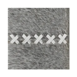 Cross Stitch Rectangle Mirror - Grey 9 Cross Stitch Rectangle Mirror - Grey -Best Decoration Shop 6cros rectgr 3