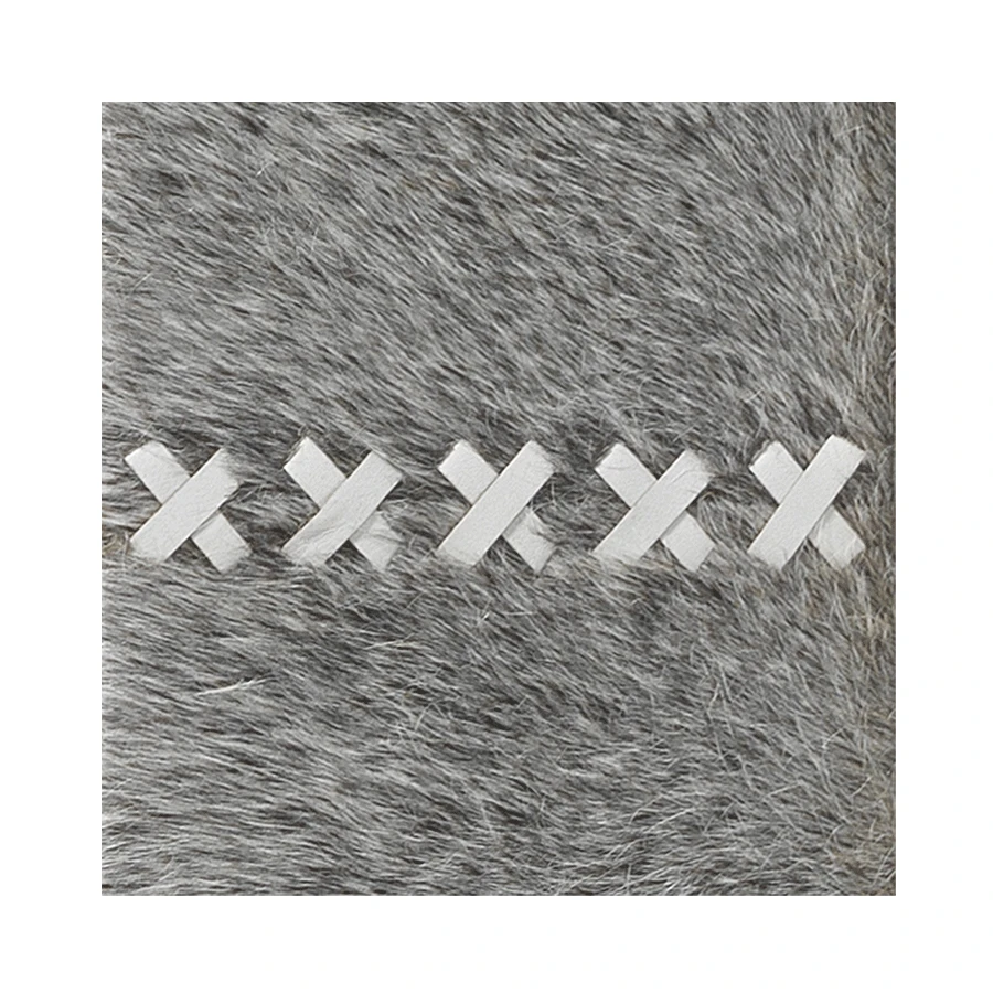 Cross Stitch Rectangle Mirror - Grey 5 Cross Stitch Rectangle Mirror - Grey - Image 3