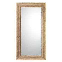 Evergreen Rectangle Mirror - Braided Seagrass