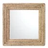 Evergreen Square Mirror - Braided Seagrass -Best Decoration Shop 6ever sqsg