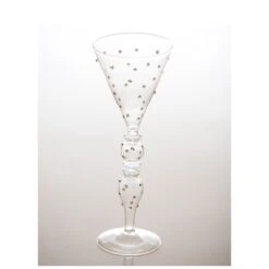 Gatsby Wine Glass - Gold Dots