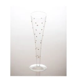 Gatsby Champagne Flute - Gold Dots