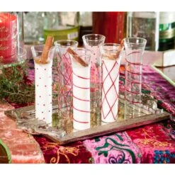 Razzle Dazzle Champagne Flutes - Red -Best Decoration Shop 710447 2