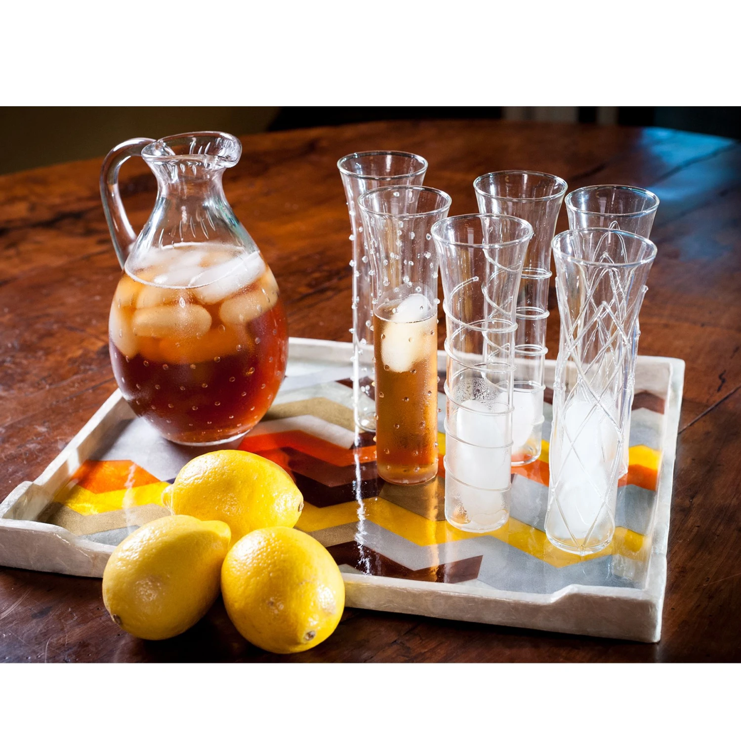 Razzle Dazzle Champagne Flutes - Clear 4 Razzle Dazzle Champagne Flutes - Clear - Image 2