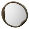 Organic Round Mirror - Antique Brass -Best Decoration Shop 7orga miab