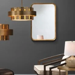 Principle Vanity Mirror - Gold Leaf -Best Decoration Shop 7prin migo 1 1