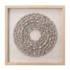 Bora Bora Framed Wall Art - Taupe Snail Shell -Best Decoration Shop 8bora taup