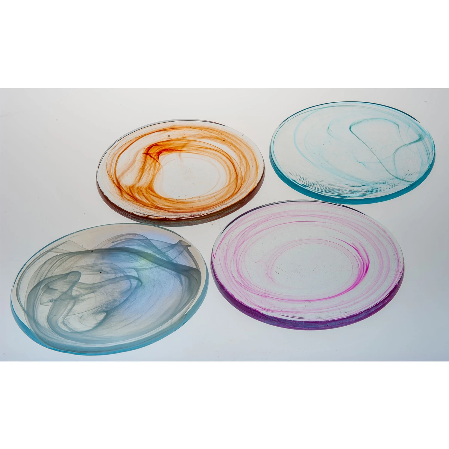 Stone Age Glass Plate - Tangerine 4 Stone Age Glass Plate - Tangerine - Image 2