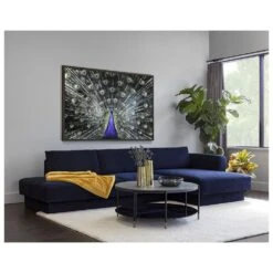 Brilliant Plumage - 72" X 48" - Charcoal Frame -Best Decoration Shop a0265 10