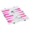Acrylic Backgammon Set - Pink / White -Best Decoration Shop a1639 1