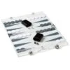 Acrylic Backgammon Set - Grey / White -Best Decoration Shop a1640a 1