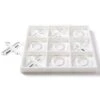 Tic Tac Toe - White / Acrylic 2 Tic Tac Toe - White / Acrylic -Best Decoration Shop a1642a 1