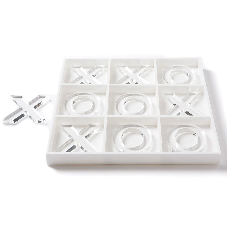 Tic Tac Toe - White / Acrylic 3 Tic Tac Toe - White / Acrylic