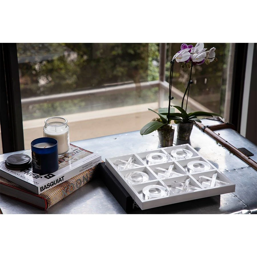 Tic Tac Toe - White / Acrylic 4 Tic Tac Toe - White / Acrylic - Image 2