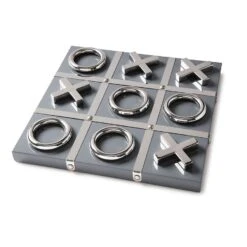 Tic Tac Toe - Grey / Silver