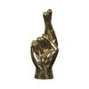 Noir Fingers Crossed - Brass -Best Decoration Shop ab 123br 1