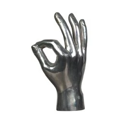 Noir Ok Sign - Silver