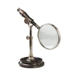 Magnifying Glass With Stand - Bronzed