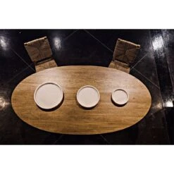 Noir 16" Round Tray - White Stone -Best Decoration Shop ac138 16 3