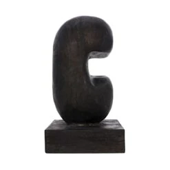 Noir Juno Sculpture - Black Marble -Best Decoration Shop am 240bm 2