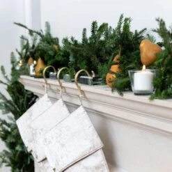 Acrylic Stocking Holder - Brass Hook -Best Decoration Shop ashbr 1 3