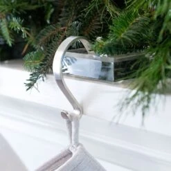 Acrylic Stocking Holder - Nickel Hook