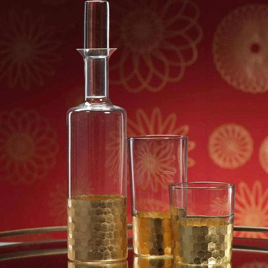 Vitorrio Gold Highball Glass 6 Vitorrio Gold Highball Glass - Image 4