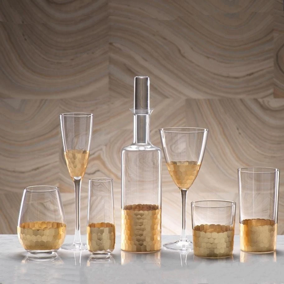 Vitorrio Gold Champagne Flutes 5 Vitorrio Gold Champagne Flutes - Image 3