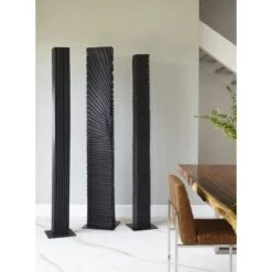 Black Wood Abstract Sculpture - Assorted -Best Decoration Shop bd382dbdcfbbce0ea125eeaf811671c1