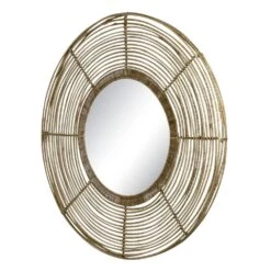 Beehive Round Mirror - Natural 9 Beehive Round Mirror - Natural -Best Decoration Shop bhmrro na2 lg