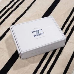 Beach Towel - Vintage Black Stripe -Best Decoration Shop bpa twl vtg blk 3