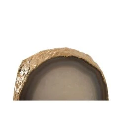 Agate Sculpture - Gold Edge - Iron Base -Best Decoration Shop br94176 3