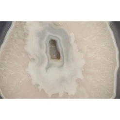 Agate Sculpture - Bronze Edge - Iron Base -Best Decoration Shop br94178 3