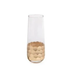 Vitorrio Stemless Gold Champagne Glasses