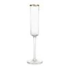 11.25-Inch Tall Zalli Champagne Flute - Gold Rim 2 11.25-Inch Tall Zalli Champagne Flute - Gold Rim -Best Decoration Shop ch 3879 1024x
