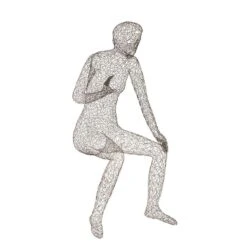 Crazy Wire Lounging Female