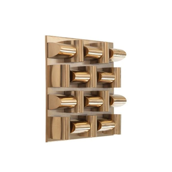 Arete Wall Tile - Brass 4 Arete Wall Tile - Brass - Image 2