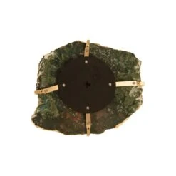 Gem Wall Slice - Brass Setting - Glacier Charcoal -Best Decoration Shop ch84030 4