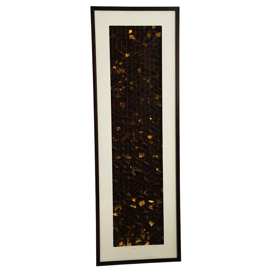 Flicker Wall Art - Black/Gold 3 Flicker Wall Art - Black/Gold