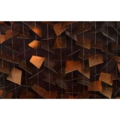 Flicker Wall Art - Black/Copper -Best Decoration Shop ch84799 3