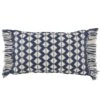 Perdita Geometric Pillow - Dark Blue -Best Decoration Shop che03