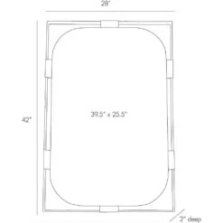 Frankie Rectangular Mirror -Best Decoration Shop dj2049 7