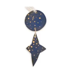 Cosmos Blue Linked Ornament