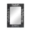 Folha Rectangular Oversized Mirror - Black -Best Decoration Shop fomrre bk lg