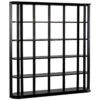 Noir Foster Bookcase - Black Steel -Best Decoration Shop gbcs216mtb lg