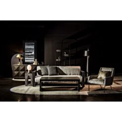 Noir Marquise Bookcase - Black Steel -Best Decoration Shop gbcs218mtb 13 lg