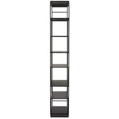 Noir Marquise Bookcase - Black Steel -Best Decoration Shop gbcs218mtb 8 lg
